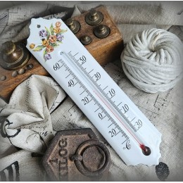 The tulip decor thermometer: a 'retro-chic' style perfect for a refined and subtle touch within your home.