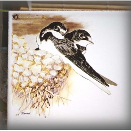 Décor Swallows zoom