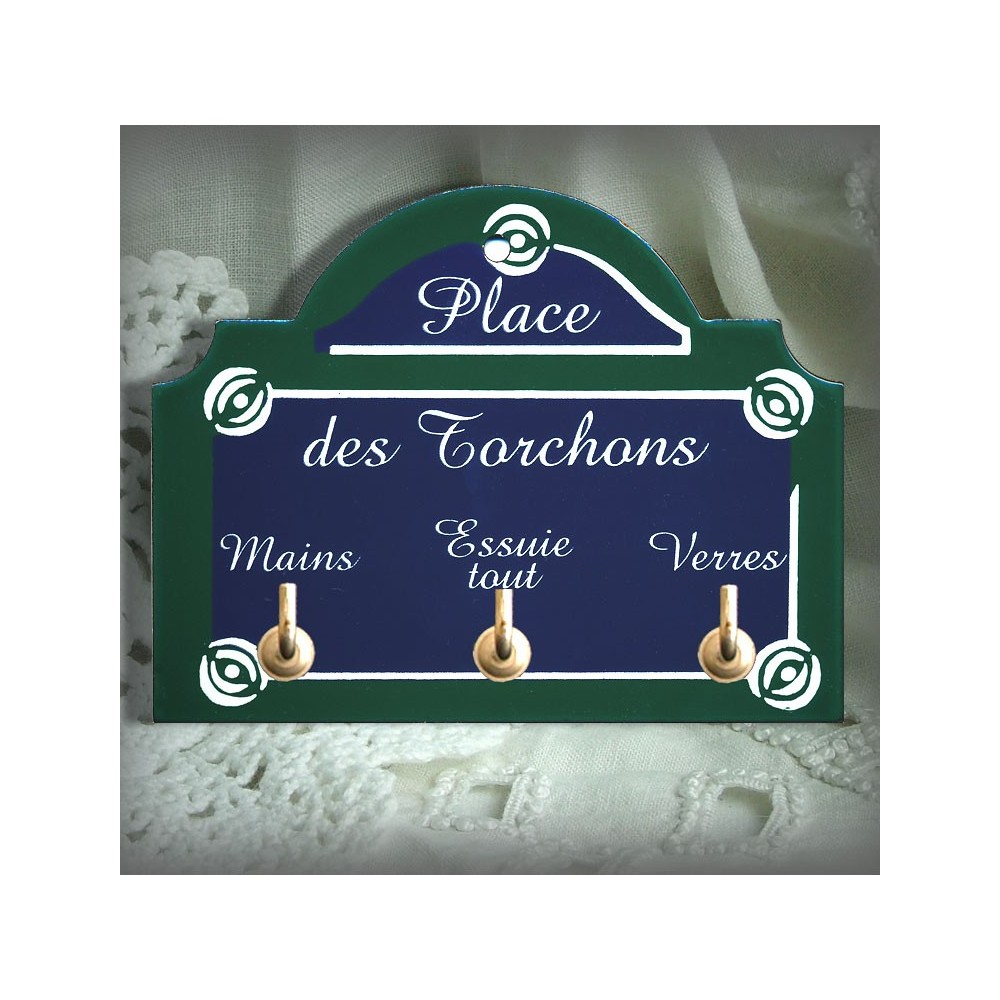 plaque "Paris" - Place des torchons