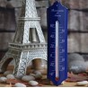 Thermomètre émail bleu 24cm