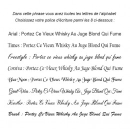 fonts in your choice