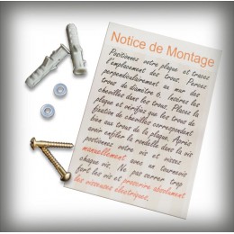 kit vis laiton + chevilles