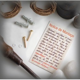 Kit vis laiton+rondelles+chevilles