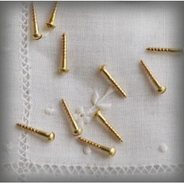 Brass screws for oval 1.2x0.8in and 1.6x1.2in
