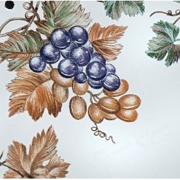 Plaque de Maison décor Grappe de raisins zoom