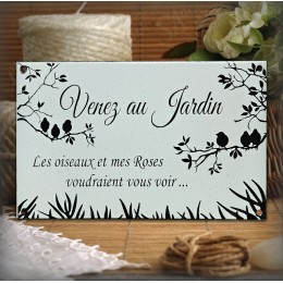 French enamelled plate for roses and birds