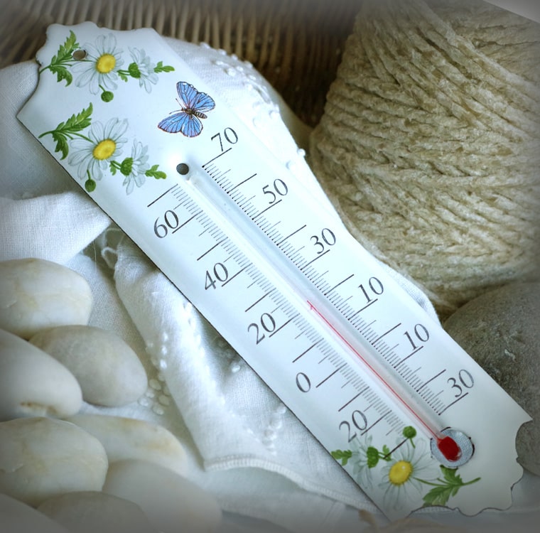 thermomètre en émail
